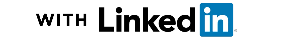 With LinkedIn