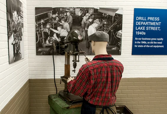 The Spray Way museum exhibit